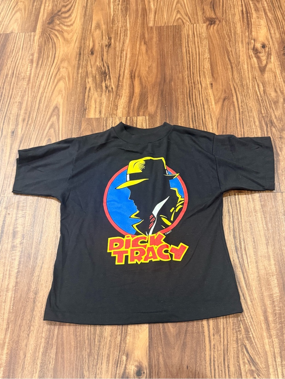 Vtg 1990 Dick Tracy Movie T Shirt Dobie Single Stitch Youth XL 90s Disney Promo